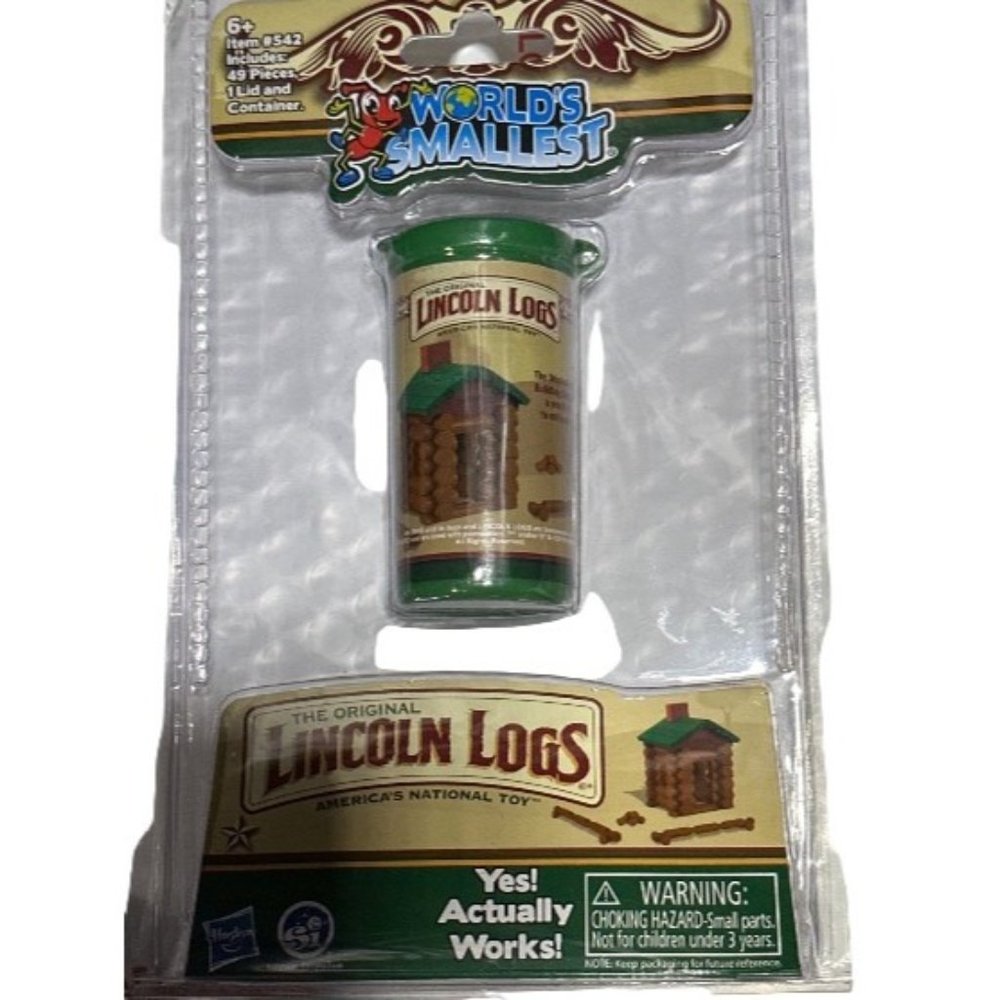 Worlds smallest Lincoln logs